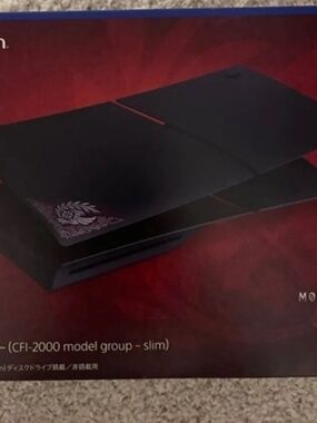 PS5 Slim Cover Plates Monster Hunter Wilds Limited Edition Sony NEW